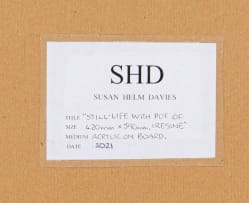 Susan Helm Davies; Still Life with Pot of Iresine