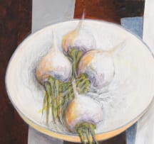 Susan Helm Davies; Still Life with Turnips