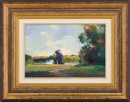 Errol Boyley; Landscape with Cottage and Trees