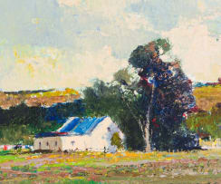 Errol Boyley; Landscape with Cottage and Trees