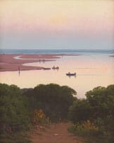 Jan Ernst Abraham Volschenk; Still Evening, Still Bay, Mouth of the Kaffirkuils River, Riversdale