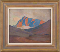 Jacob Hendrik Pierneef; Mountain Landscape with Clouds