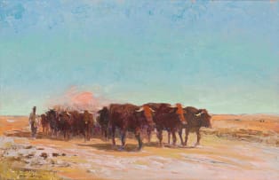 Adriaan Boshoff; Driving Cattle