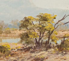 Otto Klar; Landscape with Water