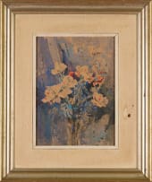 Robert Broadley; Vases of Flowers, two