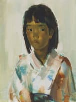 Clement Serneels; Portrait of a Girl