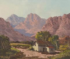 Gabriel de Jongh; Cottage in the Mountains