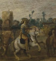 Follower of Adam Frans van der Meulen; Figures on Horseback