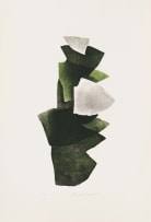 Wendy Vincent; Abstract Composition with Black and Green