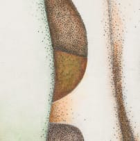 Wendy Vincent; Abstract Composition with Brown and Green