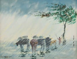 John Koenakeefe Mohl; The Tree for Shelter (in Storm W. Tvl (SA))