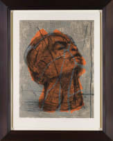 William Kentridge; Head (Orange)