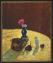 Walter Meyer; Still Life with Mug, Vase and Pear