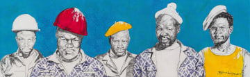 Bambo Sibiya; Portraits of Five Men