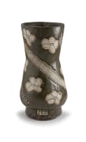 Hylton Nel; A Vase, painted with flowerheads and ribbons