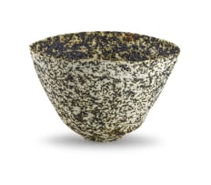 A brass filings and white porcelain bowl, Natasha Hawley (1990- )