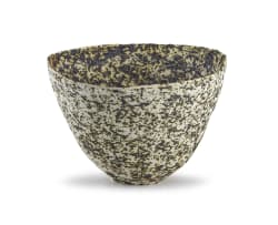 A brass filings and white porcelain bowl, Natasha Hawley (1990- )