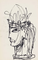 Alexis Preller; Florentine Profile, sketch