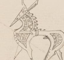 Alexis Preller; Bambara Antelope, sketches