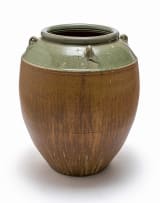 Digby Hoets; Large Pot with Grey-Green Glaze I