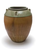 Digby Hoets; Large Pot with Grey-Green Glaze II