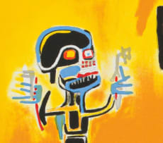 Sam Nhlengethwa; Tribute to Jean-Michel Basquiat