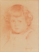 Frans Oerder; Portrait of a Child