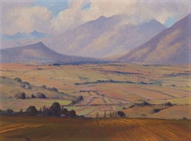 Willem Hermanus Coetzer; Farm in Mountain Landscape