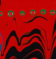 George Boys; Abstract Composition with Red and Blue