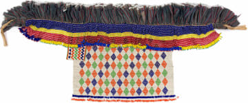 N'wa Malawule; Xigejo xa Xipereta (Short Dance Skirt with Beaded Panels)