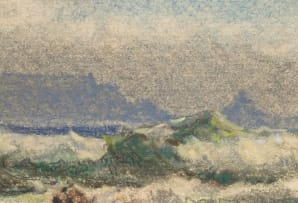 Otto Klar; View of Table Mountain