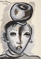 Irma Stern; Head with Pot