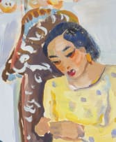 Irma Stern; Woman Sewing