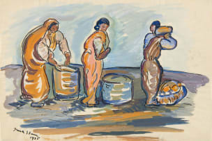 Irma Stern; Three Women (with Oranges)