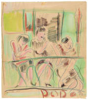 Irma Stern; Three Women (On a Balcony)