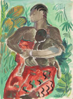 Irma Stern; Mother and Child, Congo