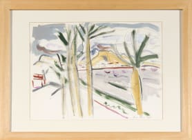Irma Stern; Landscape with Palms