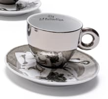 William Kentridge; Illy Art Collection Cups and Saucers, six