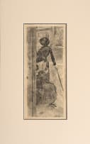 After Edgar Degas; Au Louvre, la Peinture, Mary Cassett