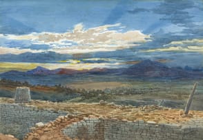 Frederick William Armstrong; Sunset from the Acropolis