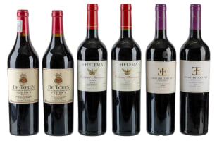 Bordeaux Collection; De Toren, Ernie Els, Thelema; 2001, 2005, 2006; 6 (1 x 6); 750ml