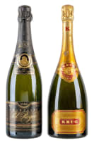 Champagne Collection; Krug & Pol Roger; NV & 1986; 2 (1 x 2); 750ml