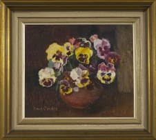 Frans Oerder; Flowers in a Vase