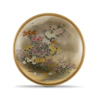 A Japanese Satsuma bowl, Kinkozan zo, Meiji period, 1868-1912