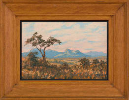Stefan Ampenberger; Landscape with Distant Mountains