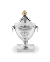 A Cape silver covered sugar bowl, Carel David Lotter, early 19th century
