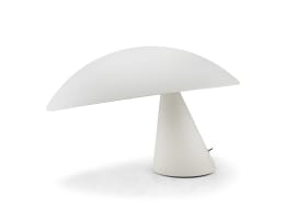 A lacquered aluminum Lavinia table lamp designed in 1988 by Masayuki Kurosawa for Artemide
