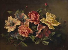 Tinus de Jongh; Still Life with Roses
