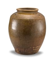 A Southeast Asian brown-glazed stoneware Martavan, 18th/19th century