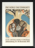 Cecil Skotnes; One World One Community: XXXII Jaycees World Congress, Johannesburg, 13-19 November 1977